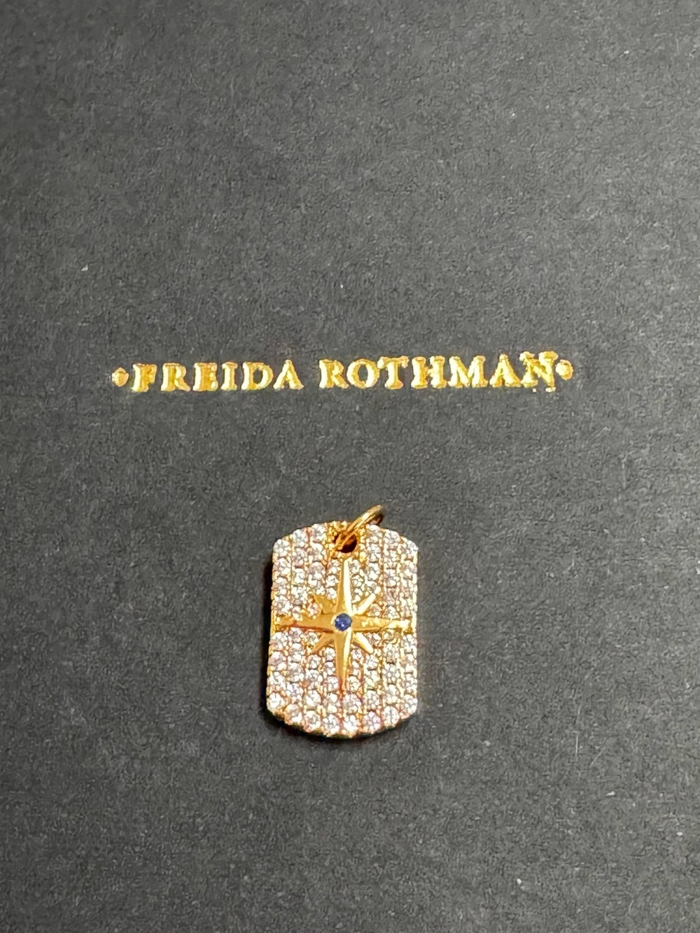 Studio By FR Stardust Bar Pave Pendant - Picture 2 of 4